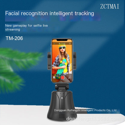 360° Automatic Rotating Smartphone Stand with Face Tracking