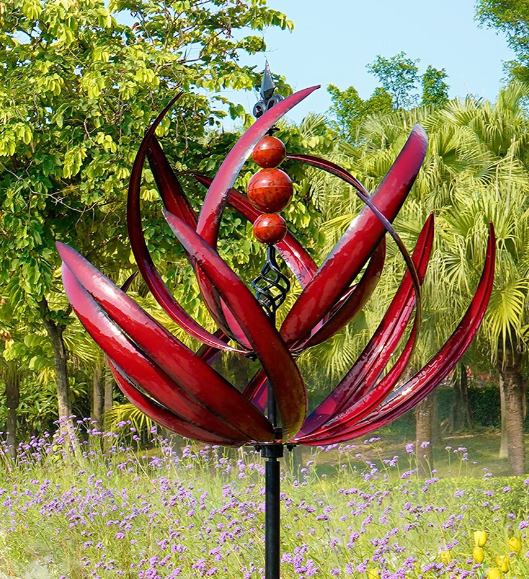 WhisperWind Harlow Wind Spinner Rotator Garden Decor